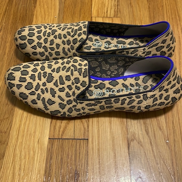 ROTHYS Spotted Leopard Loafers Women’s 9.5 - Picture 4 of 9